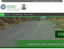 Tablet Screenshot of nddc.gov.ng